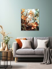 Abstract Nature Inspirations: Canvas Print - Modern Art meets Vintage Design