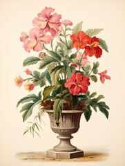 Antique Plant Illustrations: Vintage Decor with Old-School Botanical Art