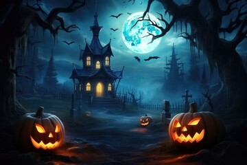 Fototapeta na wymiar Festive Halloween Background