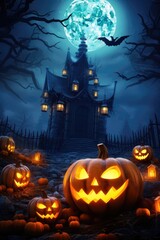 Fototapeta na wymiar Festive Halloween Background