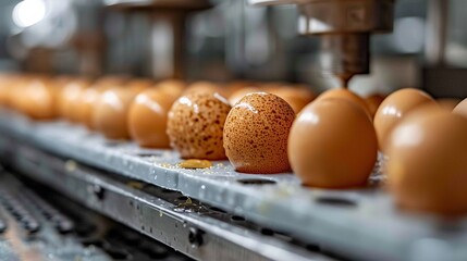 Engage in quality control with a lab test worker focused on ensuring optimum chicken egg quality. This practical approach in poultry farming involves accurately and consistently measuring the quality 