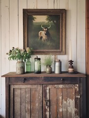 Authentic Rural Home Decors: Farmhouse Style Vintage Wall Art for Charming Living Spaces