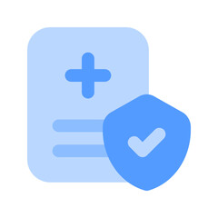health insurance duotone icon