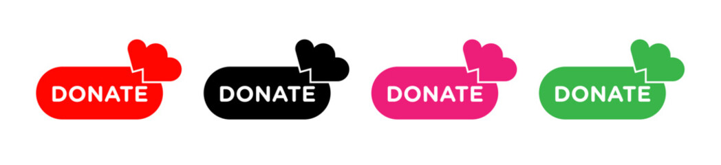 Charity Contribution and Altruism Line Icon. Donation and Support Icon in Black and White Color.d White Color. - obrazy, fototapety, plakaty