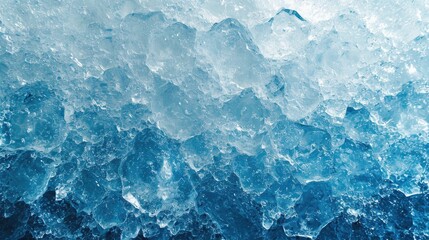 Ice texture cracks surface, abstract winter background