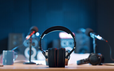 Radio broadcasting station professional equipment
