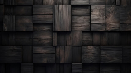 Beautiful luxury wooden background in a modern interior. Copy space.