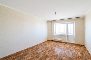 standard room interior apartment. view kind of decor home decoration in hostel house for sale. empty room renovated