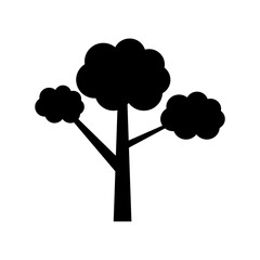 Tree icon vector. Nature illustration sign. green symbol.