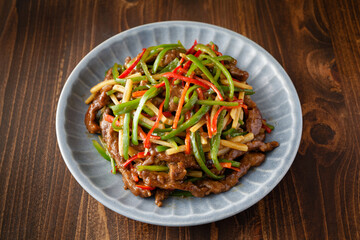 青椒牛肉絲