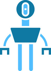Cartoon Robot Icon