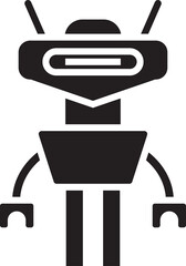 Humanoid Robot Icon
