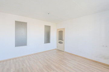 standard room interior apartment. view kind of decor home decoration in hostel house for sale. empty room renovated