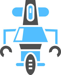 Humanoid Robot Icon

