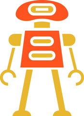 Humanoid Robot Icon
