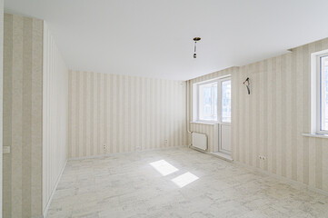 standard room interior apartment. view kind of decor home decoration in hostel house for sale. empty room renovated