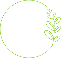 Botanical Wedding Frame
