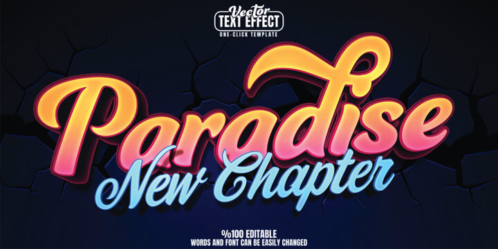 Retro 80s editable text effect, customizable vintage and neon 3D font style