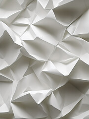 crumpled white paper