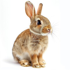 Fototapeta premium rabbit isolated on white