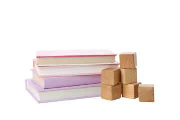 PNG, children's book, with toys, isolated on white background.