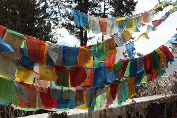Prayer flags in nepal 