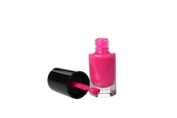 PNG,pink nail polish, isolated on white background