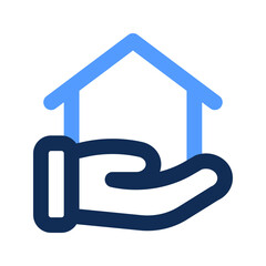 family outline color icon