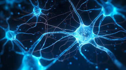 Virus cells abstract science concept, medical research background