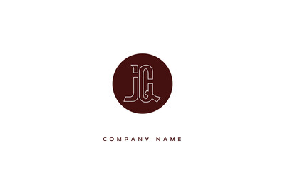 JQ, QJ, J, Q Abstract Letters Logo Monogram