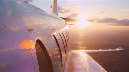 The skys the limit A writer finds solace and a stunning view from their private jet, where ideas take flight and words come to life.