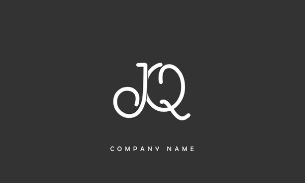 JQ, QJ, J, Q Abstract Letters Logo Monogram