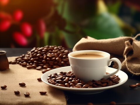Image capturing the essence of a delightful coffee experience