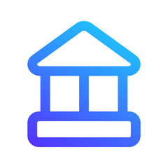 bank gradient icon