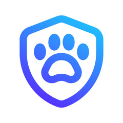 pet insurance gradient icon