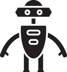 Robot Character Icon

