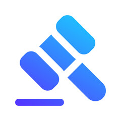 auction gradient fill icon