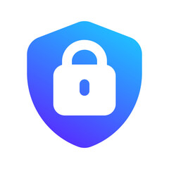 security gradient fill icon