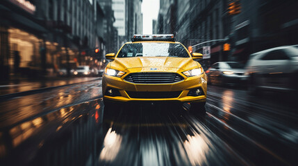 Downtown Jive: Yellow Cabs in the Rhythm of the City, Generative AI