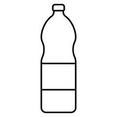 Plastic drink water bottle, plastic PET bottle carbonated mineral water