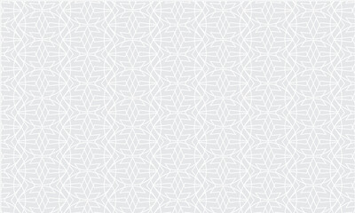 Seamless geometric pattern. Vector illustration. White and grey color.