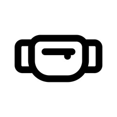 fanny pack line icon