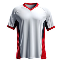 Sport jersey uniforms, isolated on transparent background