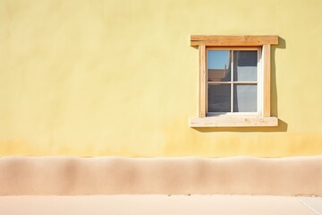 bright sunlight on pueblo adobe wall texture