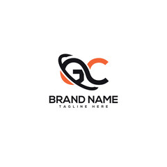 Abstract letter GC CG company Logo Design vector. Initials Business logo.