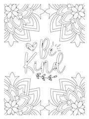 flower coloring  boook  pages and Inspirational-quotes-bundle