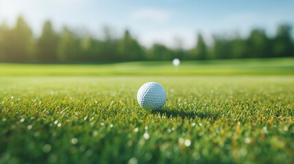 Golfing Essence: Close-up on the Precise Moment, Generative AI