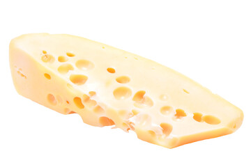 Cheese isolated on white