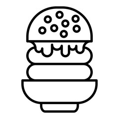   Picnic Beverages line icon