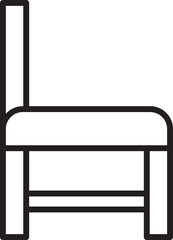 Chair Line Icon
